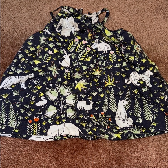 GAP Kids Black Dress with Animal Print - Picture 3 of 3